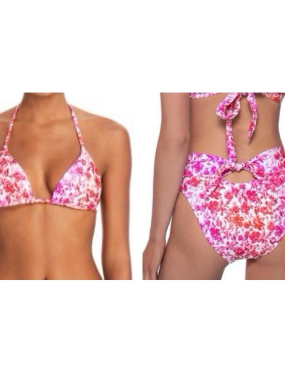 PQ Swim Azalea Perla Bikini Set | Designer Swimwear Floral | Size Small | NWT